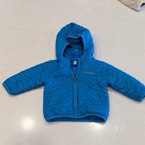 Columbia Bright Blue Quilted Infant Jacket